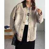 【Discoat】Fレザーコントラストカラーカバーオール | PAL GROUP OUTLET | 詳細画像21