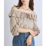 GBE | スエードライクギャザーフリルリボンBL | PAL GROUP OUTLET