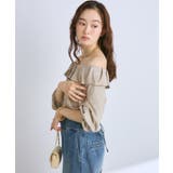 スエードライクギャザーフリルリボンBL | PAL GROUP OUTLET | 詳細画像2