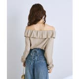 スエードライクギャザーフリルリボンBL | PAL GROUP OUTLET | 詳細画像5