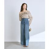 スエードライクギャザーフリルリボンBL | PAL GROUP OUTLET | 詳細画像6