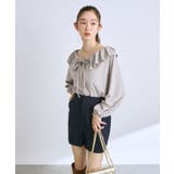 スエードライクギャザーフリルリボンBL | PAL GROUP OUTLET | 詳細画像19