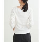 【earthy_】リブボートネックトップス | PAL GROUP OUTLET | 詳細画像11