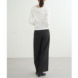 【earthy_】リブボートネックトップス | PAL GROUP OUTLET | 詳細画像6