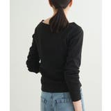 【earthy_】リブボートネックトップス | PAL GROUP OUTLET | 詳細画像42