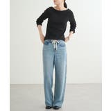 【earthy_】リブボートネックトップス | PAL GROUP OUTLET | 詳細画像33