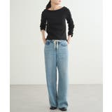 【earthy_】リブボートネックトップス | PAL GROUP OUTLET | 詳細画像34