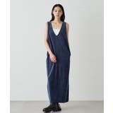 NVY | 【earthy_】コットンベロアV/Nジャンスカ | PAL GROUP OUTLET