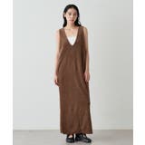 BRN | 【earthy_】コットンベロアV/Nジャンスカ | PAL GROUP OUTLET