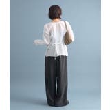 【mystic】Vシャーリングブラウス | PAL GROUP OUTLET | 詳細画像10