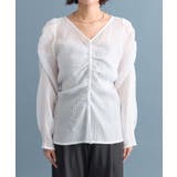 【mystic】Vシャーリングブラウス | PAL GROUP OUTLET | 詳細画像11