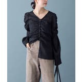 【mystic】Vシャーリングブラウス | PAL GROUP OUTLET | 詳細画像30