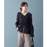 【mystic】Vシャーリングブラウス | PAL GROUP OUTLET | 詳細画像31