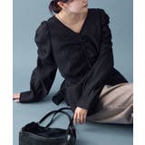 【mystic】Vシャーリングブラウス | PAL GROUP OUTLET | 詳細画像34