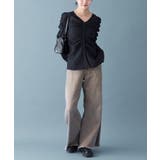 【mystic】Vシャーリングブラウス | PAL GROUP OUTLET | 詳細画像37