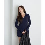 【RAY CASSIN】長袖スキッパーポロ刺繍ミニOP | PAL GROUP OUTLET | 詳細画像5 