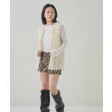 【WHO'S WHO gallery】チュールフリンジベスト | PAL GROUP OUTLET | 詳細画像6