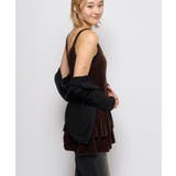 【WHO'S WHO gallery】ベロアフリルキャミ | PAL GROUP OUTLET | 詳細画像2 