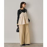 【Loungedress】レオパードジャガードキャミビスチェ | PAL GROUP OUTLET | 詳細画像2