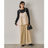 【Loungedress】レオパードジャガードキャミビスチェ | PAL GROUP OUTLET | 詳細画像3