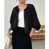 【CAPRICIEUX LE'MAGE】ノーカラーラウンドブルゾン | PAL GROUP OUTLET | 詳細画像1