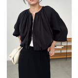 【CAPRICIEUX LE'MAGE】ノーカラーラウンドブルゾン | PAL GROUP OUTLET | 詳細画像2