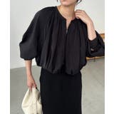 【CAPRICIEUX LE'MAGE】ノーカラーラウンドブルゾン | PAL GROUP OUTLET | 詳細画像5