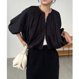 【CAPRICIEUX LE'MAGE】ノーカラーラウンドブルゾン | PAL GROUP OUTLET | 詳細画像8