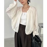 OFF | 【CAPRICIEUX LE'MAGE】ノーカラーラウンドブルゾン | PAL GROUP OUTLET