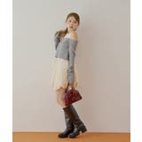 【Chico】ニットオフショルドッキングKT | PAL GROUP OUTLET | 詳細画像8