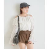 【mystic】[mline]シャギーフリル オフショルブラウス | PAL GROUP OUTLET | 詳細画像15 