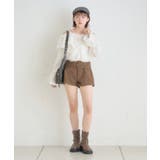 【mystic】[mline]シャギーフリル オフショルブラウス | PAL GROUP OUTLET | 詳細画像17 