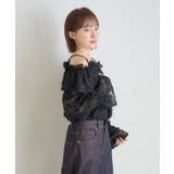 【mystic】[mline]シャギーフリル オフショルブラウス | PAL GROUP OUTLET | 詳細画像21 