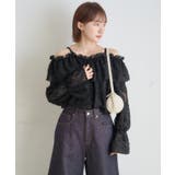 【mystic】[mline]シャギーフリル オフショルブラウス | PAL GROUP OUTLET | 詳細画像22 