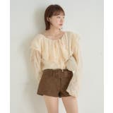 IVO | 【mystic】[mline]シャギーフリル ラッフルブラウス | PAL GROUP OUTLET