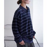 【Discoat】ベロアボーダーポロ | PAL GROUP OUTLET | 詳細画像21 