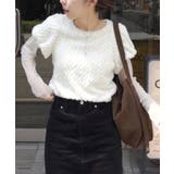 【CAPRICIEUX LE'MAGE】ミニファーチュールトップス | PAL GROUP OUTLET | 詳細画像1