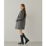 【Chico】ローズコサージュ付パフロングJKT | PAL GROUP OUTLET | 詳細画像17 