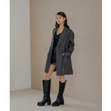 【Chico】ローズコサージュ付パフロングJKT | PAL GROUP OUTLET | 詳細画像6 