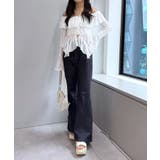 【mystic】[mline]ティアードオフショルブラウス | PAL GROUP OUTLET | 詳細画像12 