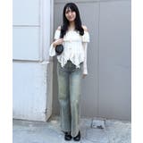 【mystic】[mline]ティアードオフショルブラウス | PAL GROUP OUTLET | 詳細画像9 