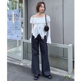 【mystic】[mline]ティアードオフショルブラウス | PAL GROUP OUTLET | 詳細画像21 