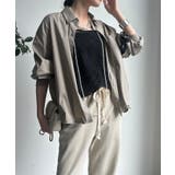 BE | 【DouDou】W サイドラインシャツブルゾン | PAL GROUP OUTLET