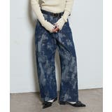 【WHO'S WHO gallery】柄ツイルローライズパンツ | PAL GROUP OUTLET | 詳細画像3