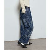 【WHO'S WHO gallery】柄ツイルローライズパンツ | PAL GROUP OUTLET | 詳細画像5