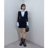 【mystic】[mline]シャツレイヤード ミニワンピ | PAL GROUP OUTLET | 詳細画像8 