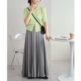 【Discoat】サラモチ衿付き半袖カーディガン | PAL GROUP OUTLET | 詳細画像11 