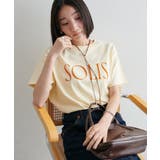 アイボリー | 【Discoat】アソートフロッキーロゴT | PAL GROUP OUTLET