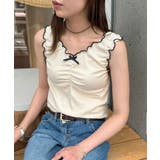【Discoat】【umm】メロー前リボンタンク | PAL GROUP OUTLET | 詳細画像11 