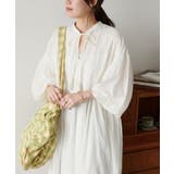 【Discoat】【India】袖バルーン切替ギャザーワンピース | PAL GROUP OUTLET | 詳細画像11 